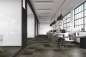 Preview: TFD Marble Antraciet Vinyl Raumbild Büro Preview: TFD Marble Antraciet Vinyl Raumbild Büro